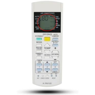 Imagem de Controle remoto de substituição universal para controle remoto de ar condicionado Panasonic A75C3155 CWA75C3155