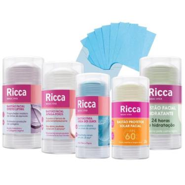 Imagem de Bastão Cuidado Facial Hidratante Olhos Protetor Solar Ricca