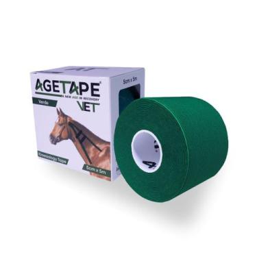 Imagem de Agetape Vet Kinesiology Tape 5cm X 5m - Verde Escuro, Verde escuro