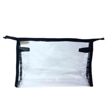 Imagem de Necessaire Grande Transparente Para Mala de Viagens E Maquiagem - Cost