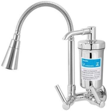 Imagem de Torneira Com Filtro Gourmet Pia Cozinha Mesa Bancada Cone CasaGrande M