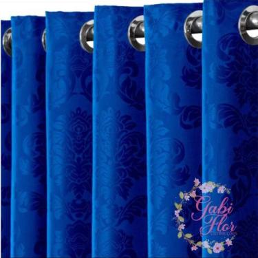 Imagem de Cortina de jacar casa linda Luxo Casa  2,80 mts X 1,70mts - Gabi flor,