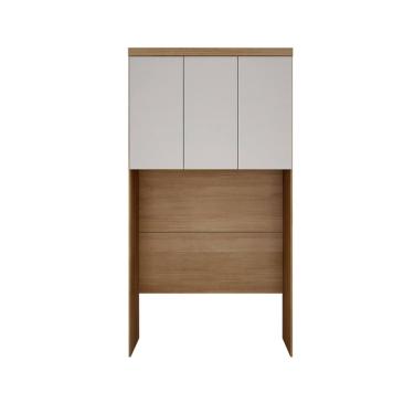 Imagem de Modulado Aéreo Solteiro 3 Portas - Linea-Cumaru/Fendi  - Móveis Novo Horizonte