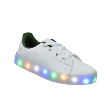 Imagem de Tênis Infantil Masculino De Led Casual Confortável Estiloso Básico Cad