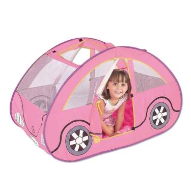 Imagem de Toca Barraca Futoca Ball + 150 Bolinhas Brinquedo Rosa - Braskit