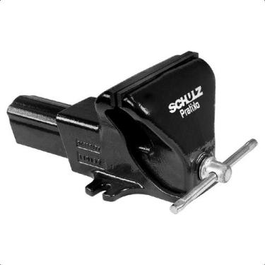 Imagem de Morsa Manual Ferro Fundido N6 Nodular 152,4mm Fixação Schulz