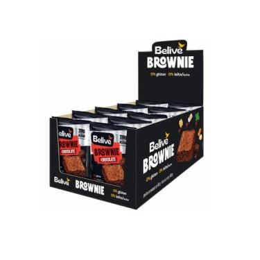 Imagem de Brownie Chocolate Belive Zero Açúcar, Glúten E Lactose 10x40g