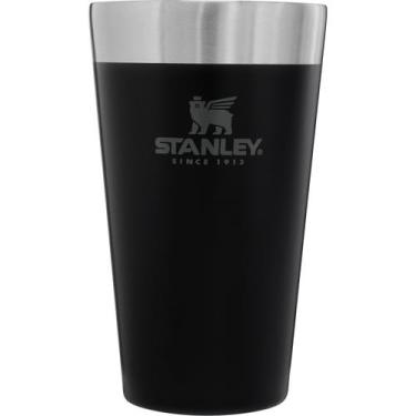 Imagem de Copo Térmico Stanley Cerveja Sem Tampa 473 ml, Preto Matte