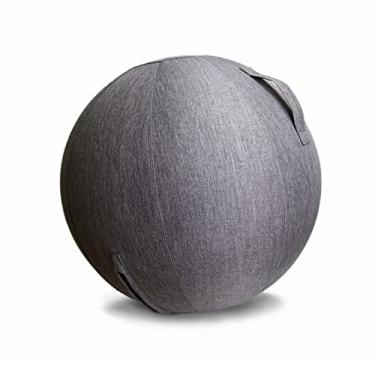 Imagem de Pilates ioga Ball Chair exercício Ball Chair capa protetora para casa escritório treino de equilíbrio exercício de estabilidade conveniente alças de transporte dobráveis