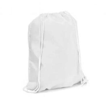 Imagem de 100 Mochila saco 30x35 branca para sublimação - MORGADO