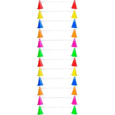 Imagem de Kit Agilidade Treinamento Funcional 24 Cones com Barreira