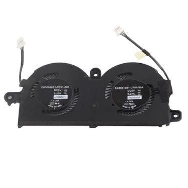 Imagem de Ventilador De Resfriamento De CPU Portátil Pequeno,Conjunto De Ventilador De Resfriamento De CPU E GPU, Conector De Alimentação De 4 Pinos Para Dell XPS 13 9370 9380 0980WH 980WH ND55C19 16M01