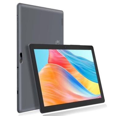 Imagem de Tablet Android de 10 polegadas com 2 GB de RAM, 32 GB de ROM, 512 GB expansível, tela IPS de 1280 x 800 HD, bateria de 6000 mAh, câmera dupla, WiFi, Bluetooth, tablet PC