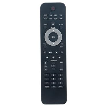 Imagem de Allimity Controle remoto substituído por infravermelho adequado para alto-falantes Philips TV Home Audio DCD7010 DCB8000 DCB7010 DCB8000/10 DCD8000