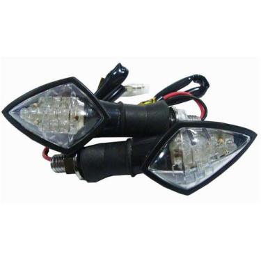 Imagem de Pisca Led Skull Hornet Fazer Cb300 Xj6 Z750 Twister Par - Serjão Parts