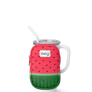 Imagem de Swig Life Bolsa Mega Caneca, Bolsa para Garrafa de Água com Alça Ajustável, Pochete de Garrafa de Água com Bolso para Telefone com Zíper, Comporta Itens Essenciais de Viagem, Garrafas e Acessórios