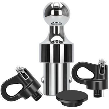 Imagem de Chaoos Kit de engate pescoço de ganso 60692, kit de bolas de pescoço de ganso de 2 5/16 polegadas, 13,607 kg, serve para Select Silverado, Sierra 2500, 3500 HD, F-250, F-350, Nissan Titan XD