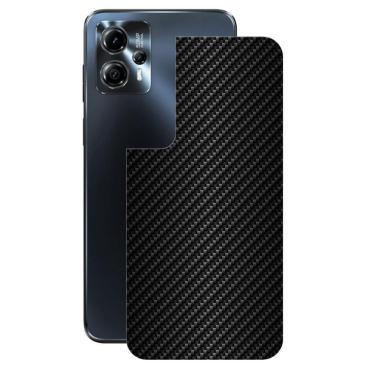 Imagem de Película Moto G13 - Traseira Fibra Carbono Preta - Gshield