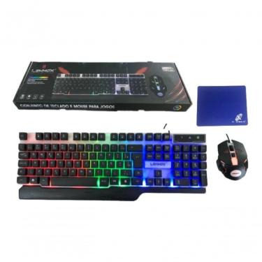 Imagem de Kit Com Teclado E Mouse Gaming Usb Rgb Iluminado