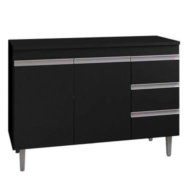 Imagem de Balcão De Pia Andréia 100 Cm Preto - Ajl
