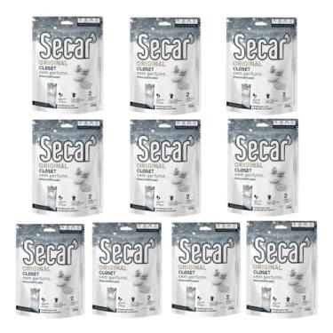 Imagem de 10 Desumidificador Secar Closet 250g Antimofo Anti Odor Mau Cheiro Absorvedor De Umidade Para Guarda Roupa Armario Closet Roupeiros Cozinha Banheiro (Sem perfume)