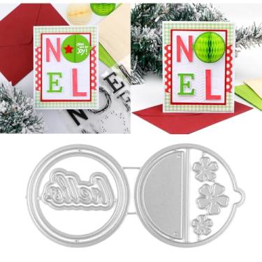 Imagem de Briartw Hello Ball Cutting Dies para fazer cartões Shaker e artesanato pop-up 3D – Compatível com blocos de papel de favo de mel, artesanato em papel, perfeito para scrapbooking, cartões de