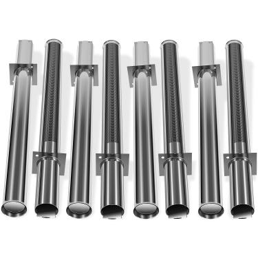 Imagem de Kit de tubo de queimador de aquecedor de piscina pacote com 8 – Kit de substituição do queimador FDXLBRN1930 FD adequado para Hayward H150FD H200FD H250FD H300FD H350FD H400FD, compatível com gás