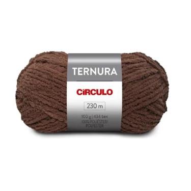 Imagem de Lã Ternura Círculo 100g - Para Crochê e Tricô (MARROM INTENSO 7569)
