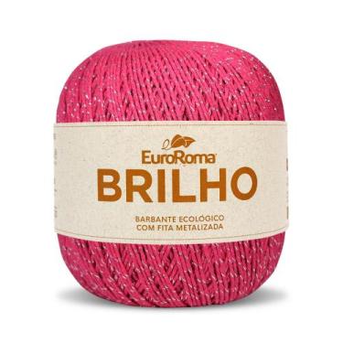 Imagem de Barbante EuroRoma Brilho 406m, 550 Pink Prata 