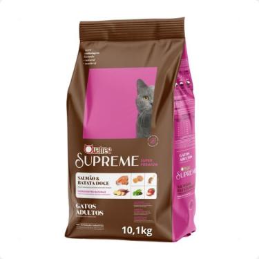 Imagem de Quatree Supreme Gatos Adultos Salmão e Batata Doce - 10,1kg