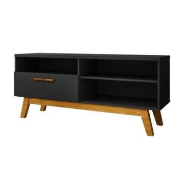 Imagem de Rack para TV Charlie Preto Fosco - CASA H