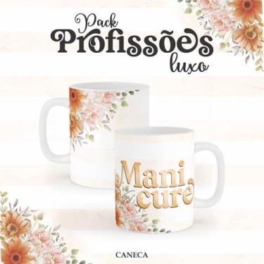 Imagem de Caneca Cerâmica Profissão Luxo Manicure - Premium
