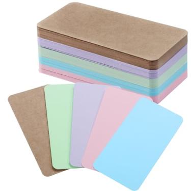 Imagem de popotop Acessórios Para Álbum De Fotos Mini Cartão Memória Com Dupla Face, 100 Unidades Pequenos (5 Cores)