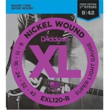 Imagem de Encordoamento Guitarra 009 D'Addario XL Nickel Wound EXL120B - Daddari
