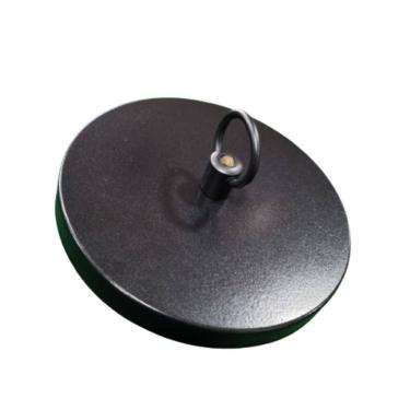 Imagem de Kit/16 Canopla Lustre Elo Corrente Md-1008 11x1,2mm Preto