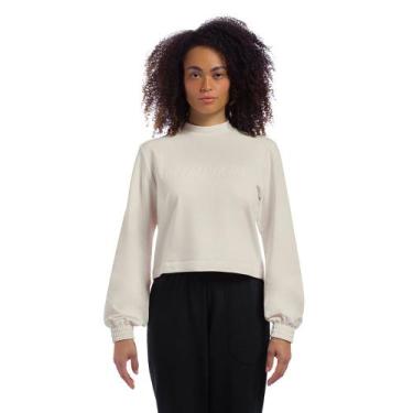 Imagem de Moletom Comfy Box Olympikus Feminino, Bege, GG