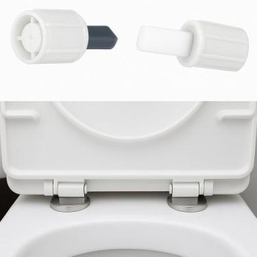 Imagem de KIT Pistão Amortecedor Dobradiças Vaso Assento Sanitário Privada - Ral