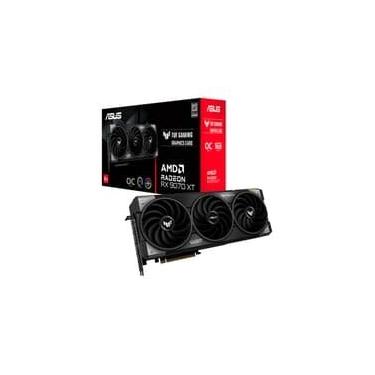 Imagem de Placa de Vídeo ASUS TUF RX 9070 XT O16G GAMING AMD Radeon, 16GB, GDDR6, OpenGL 4.6, RDNA 4 - 90YV0L70-M0NA00