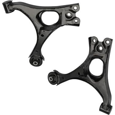 Imagem de IRONTEK K620382 K620383 Suspensão inferior dianteira lado esquerdo e direito braço de controle do lado do motorista e do passageiro com junta esférica para 2006-2011 para Honda Civic 1.3L 1.8L, 2006