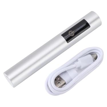 Imagem de QANYEGN Lâmpada de unhas de gel de mão, lâmpada de unha de cura rápida, pequeno secador de unhas USB recarregável para esmalte de gel de cura rápida (Prata)