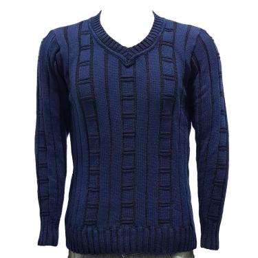 Imagem de Blusa katlen Tricot  masculina Waniseer decote V-Masculino