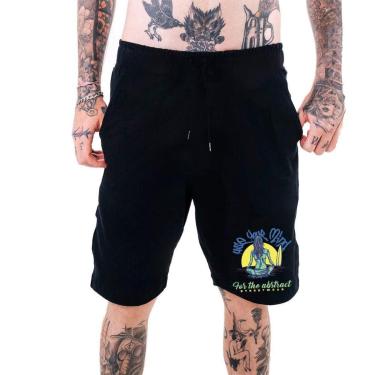 Imagem de Bermuda Moletinho Masculina‎ Abstract Verão For The Streetwear Mode-Masculino