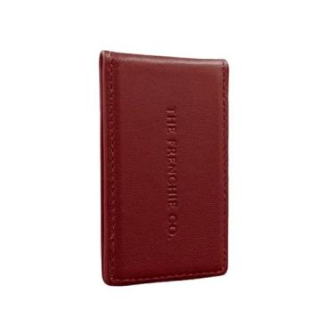 Imagem de The Frenchie Co. Clipe para dinheiro AirTag 2 em 1, Borgonha, Slim, Clipe para dinheiro AirTag