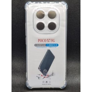 Imagem de Capa Anti Impacto TPU Transparente Para Poco X7 5G