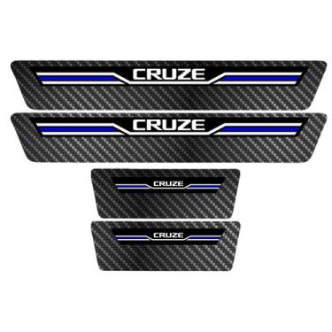 Imagem de Soleira Porta Sport Azul Carbono Cruze 21 22 2023 2024 2025 - Jhow Ade