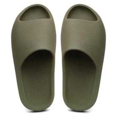 Imagem de Chinelo Casual Confort Nuvem Slide Macio Leve Confortável Cor:;Tamanho:44;Gênero:Homem-Masculino