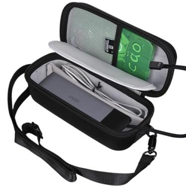 Imagem de Tourmate Capa rígida de armazenamento para carregador portátil Anker 737 e acomoda telefones celulares – A capa de viagem para telefones celulares pode ser armazenada dentro para carregar (caixa para