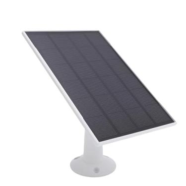 Imagem de Serounder 2 Pacote - Painel Solar para Pisca de Câmera de Segurança Ao Ar Livre 4, Carregador Solar de 8W Com Porta Micro USB e Tipo C, Suporte Ajustável Em 360 °, Cabo de 9,8 Pés, IP65 à