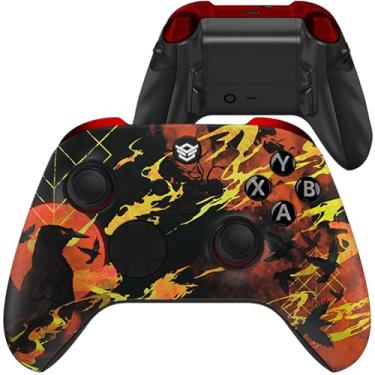 Imagem de HEXGAMING ULTRA X Wireless Controller for Xbox Series X & S, for Xbox One, and for Windows 7/8/10-4 Back Buttons - Adjustable Triggers - Interchangeable Thumbsticks - 6 Profiles - Shadow Raven