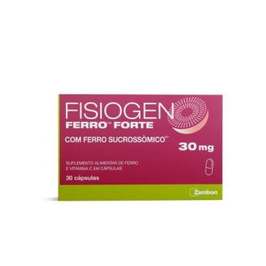 Imagem de Fisiogen Ferro Forte 30Mg Com 30 Cápsulas - Zambon